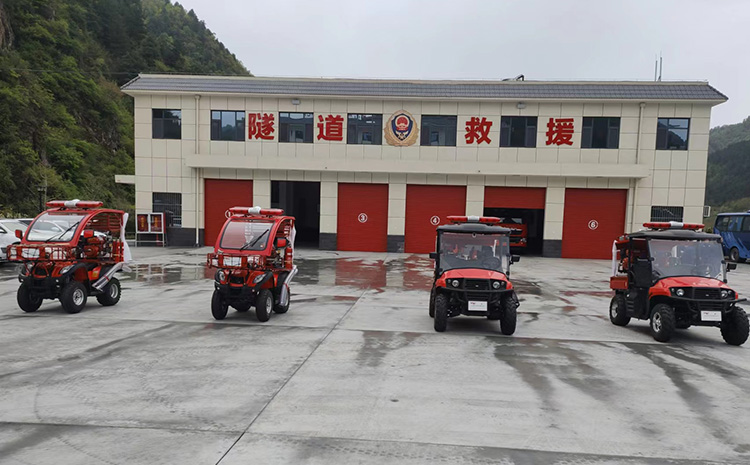 天臺(tái)山隧道新增全地形消防摩托，保障隧道消防安全